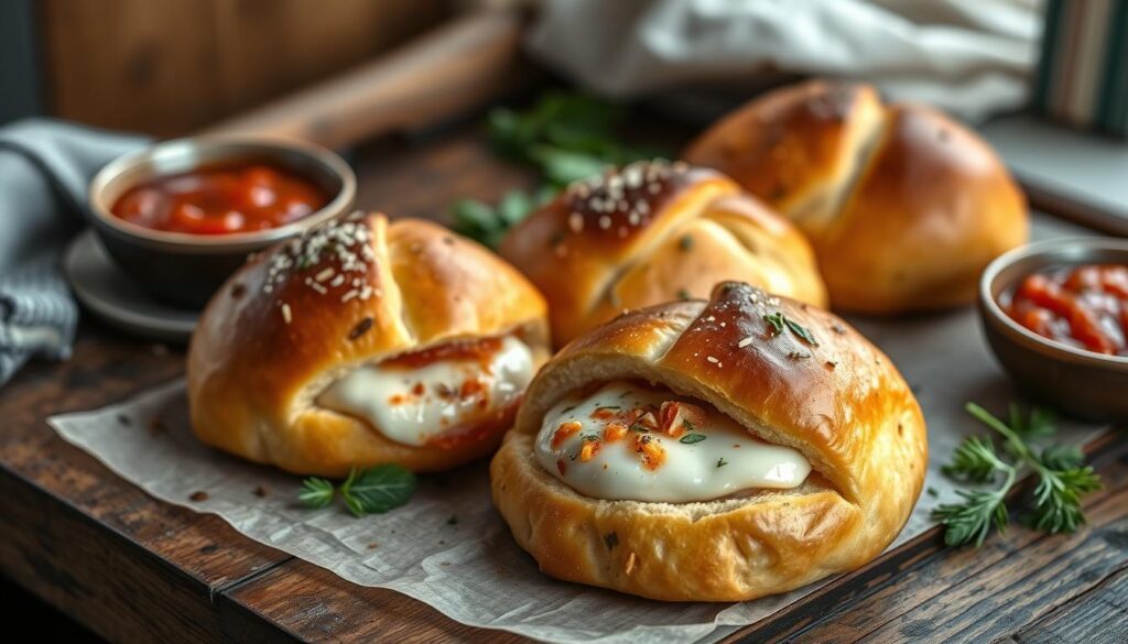 Gefüllte Pizzabrötchen wie beim Italiener | kleine Leckerei für ...