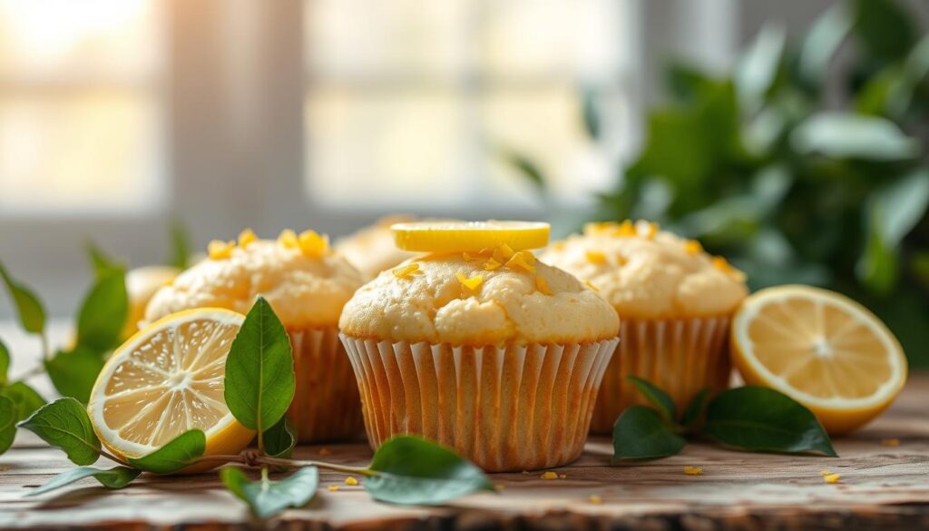 Zitronenmuffins gesund