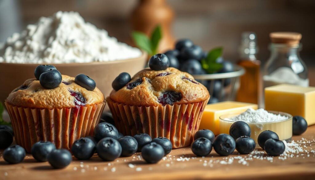 Saftige Blaubeer-Muffins Zutaten