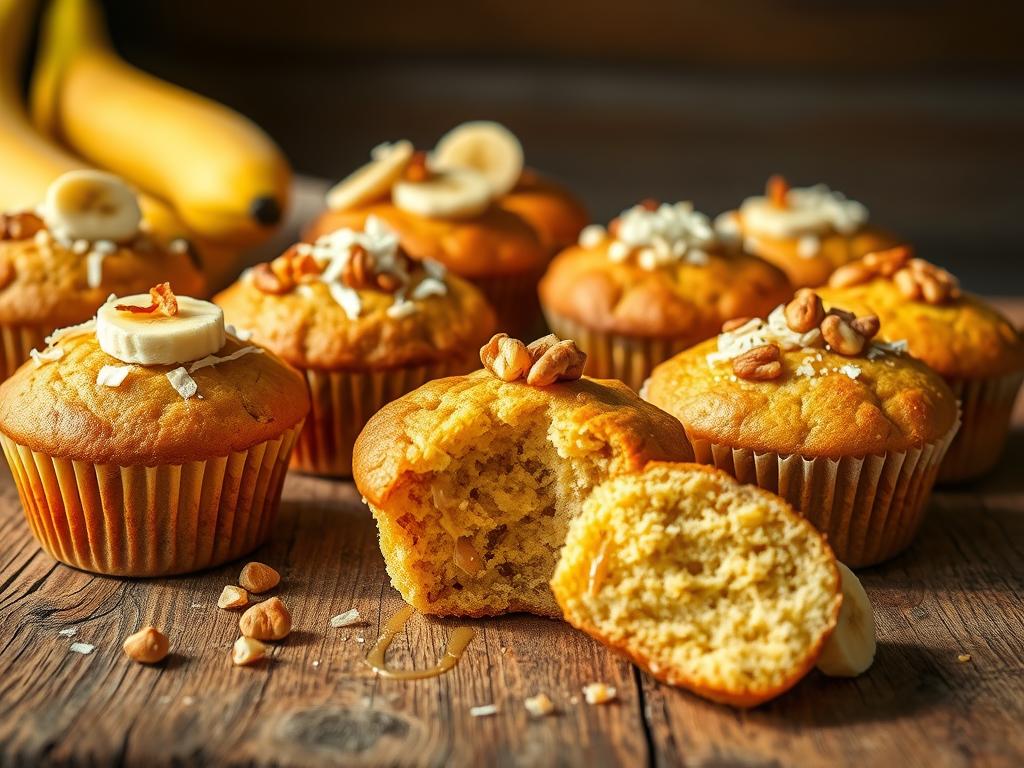 Kreative Bananen Muffins Serviervorschläge