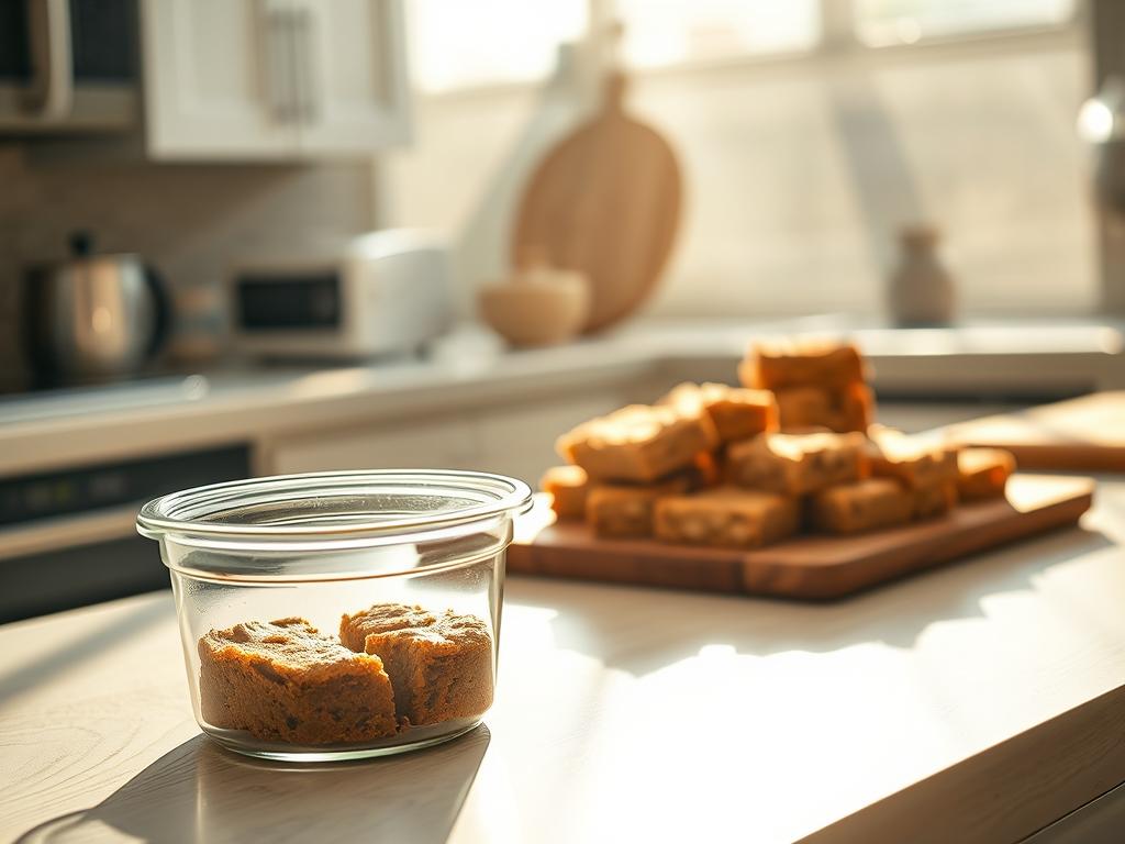 Blondies Aufbewahrung und Lagerung