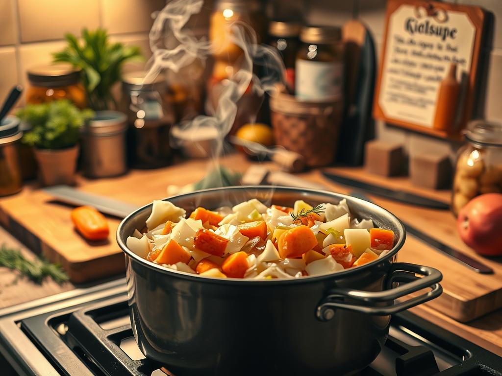 Kohlsuppe Zubereitung Schritt für Schritt