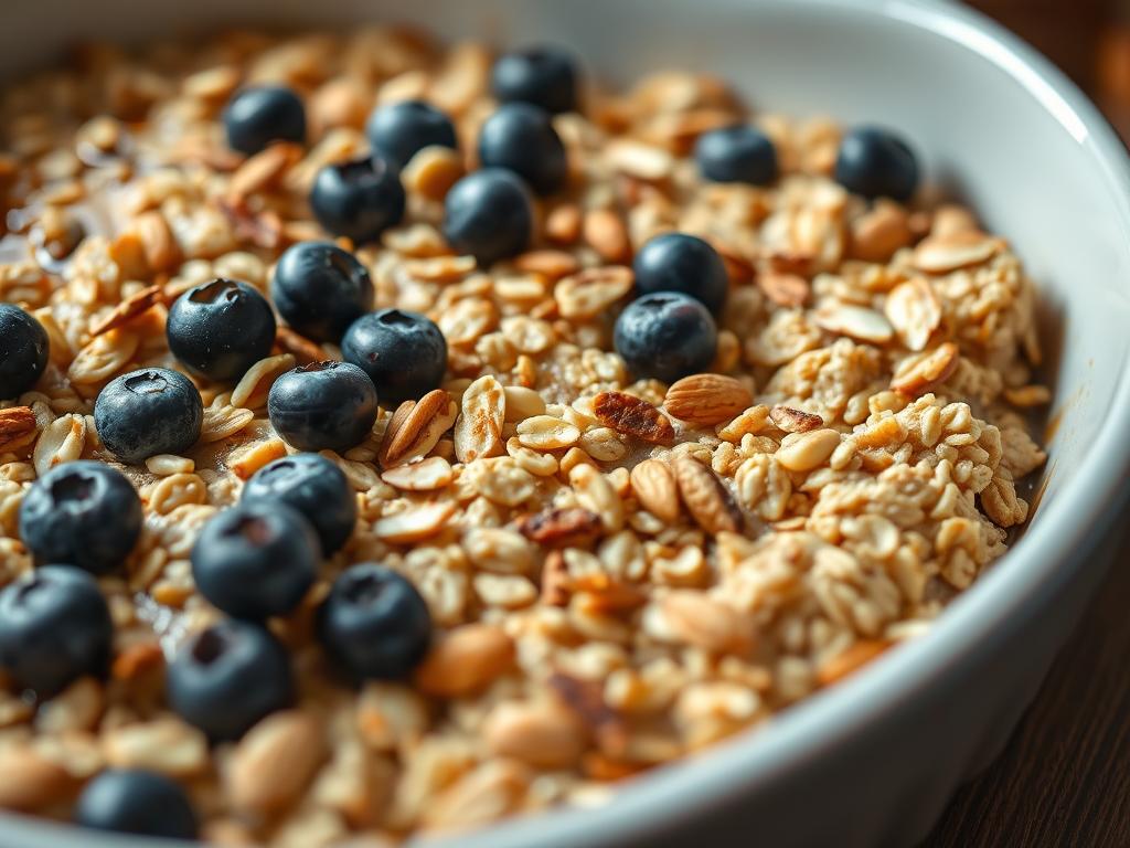 Overnight Baked Oats Meal Prep