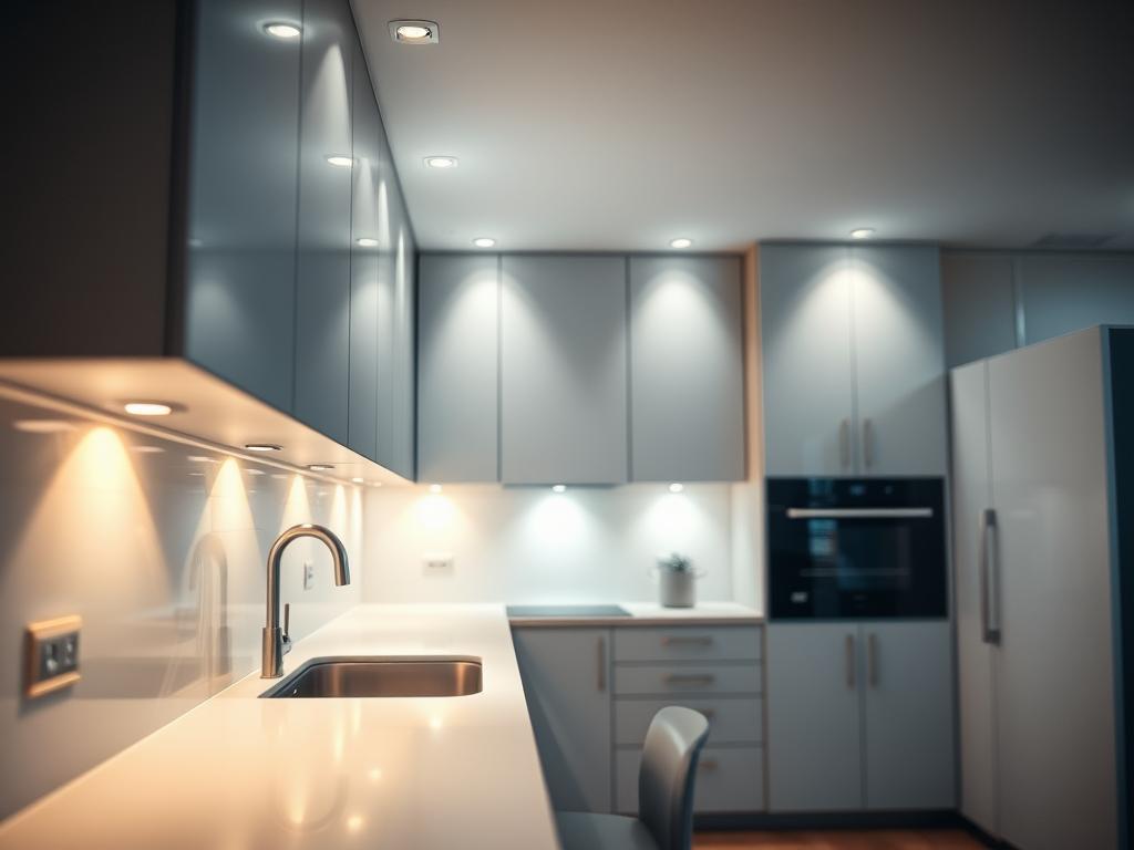 Energetische Effizienz Küchenbeleuchtung